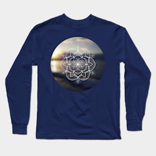 Mithlond (Grey Havens) | Sacred geometry art Long Sleeve T-Shirt